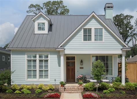 gray metal roof exterior homes